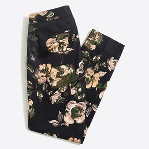 J. Crew Slim Crop Floral Pant